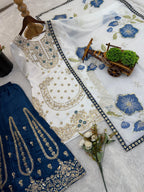 Sequence Top-Bottom And Dupatta Set