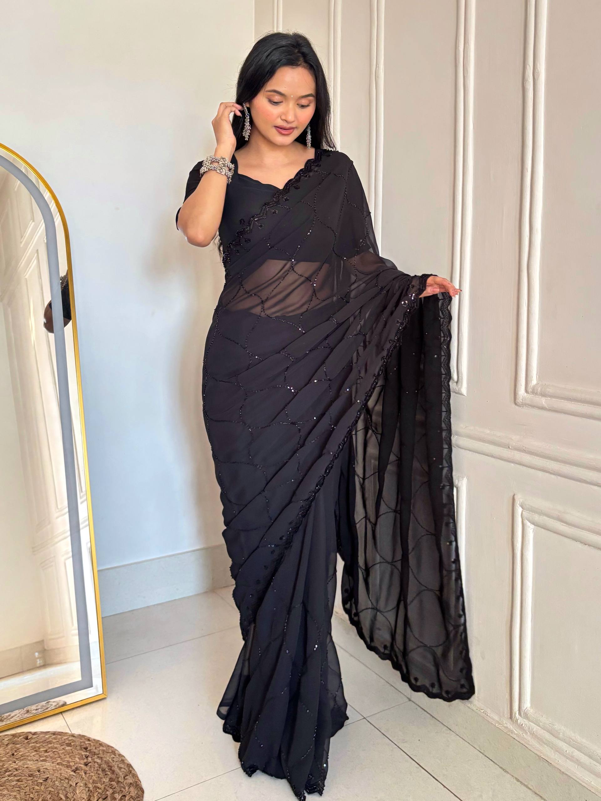 Faux Georgette Trending Saree