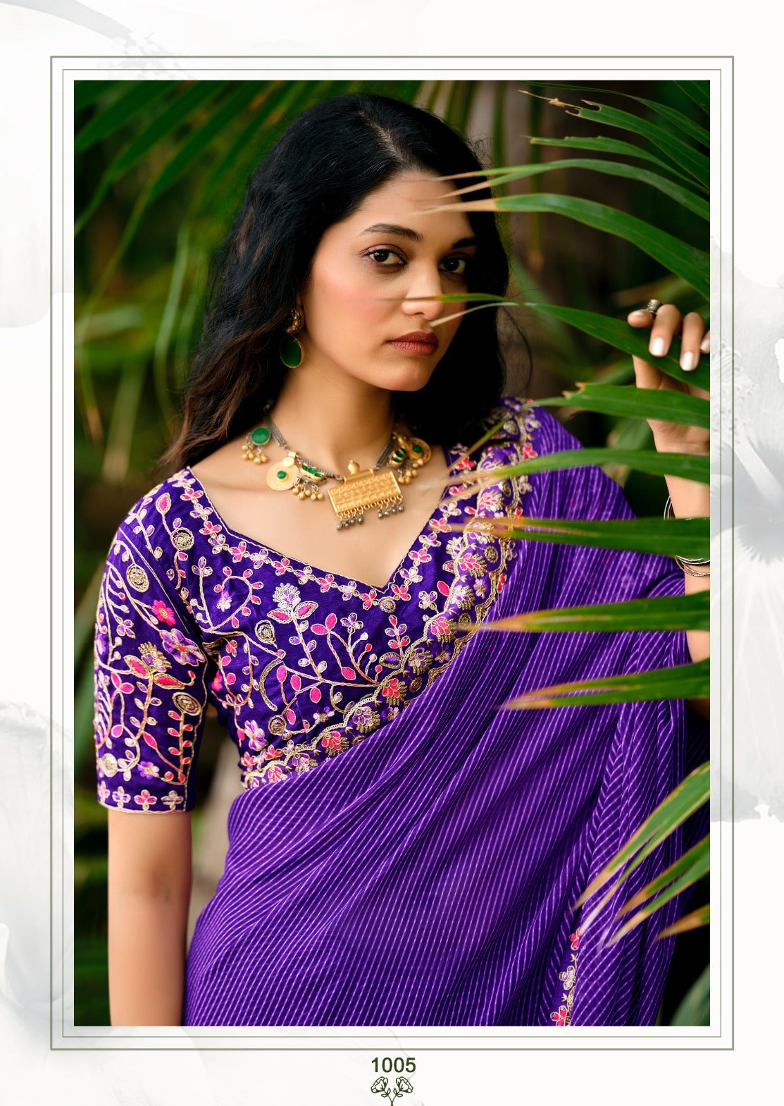 Rajasthani Georgette Laheriya Print Saree