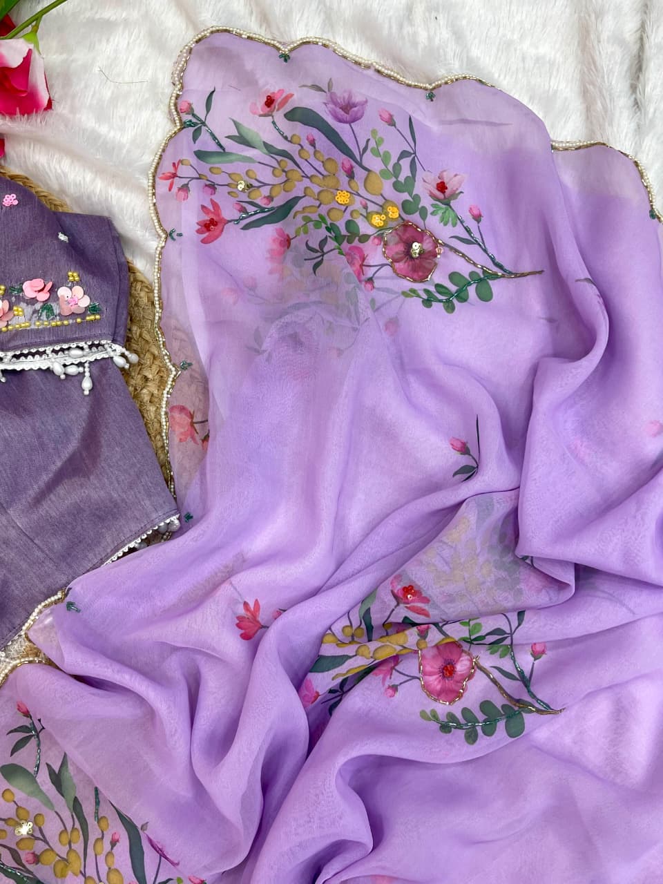 Very Soft Silk Georgette Saree