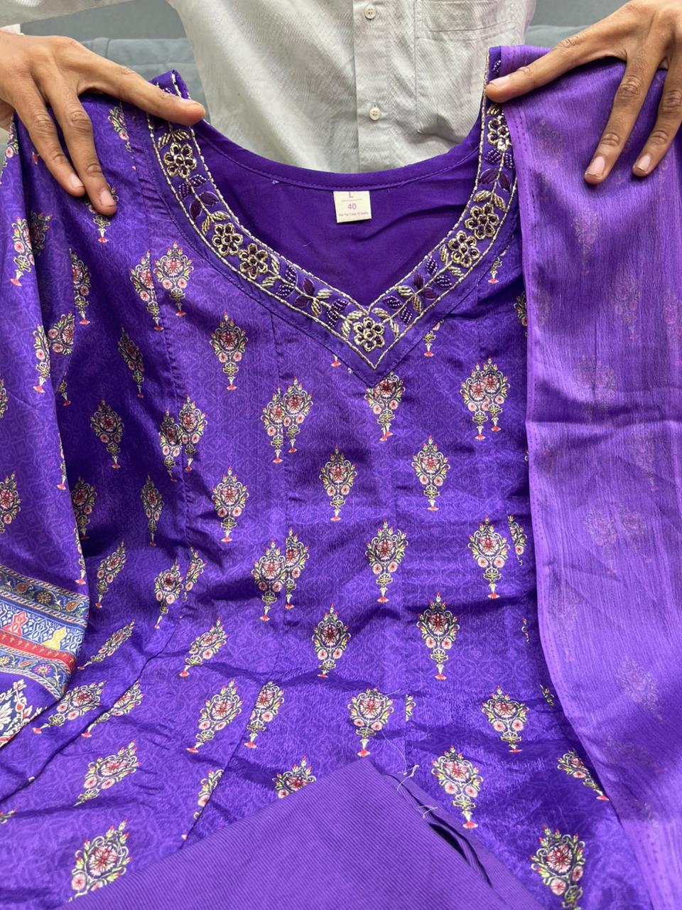 Elegant Anarkali Round Kurti set