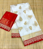 DURGA POOJA SPECIAL PURE KHADHI SAREE