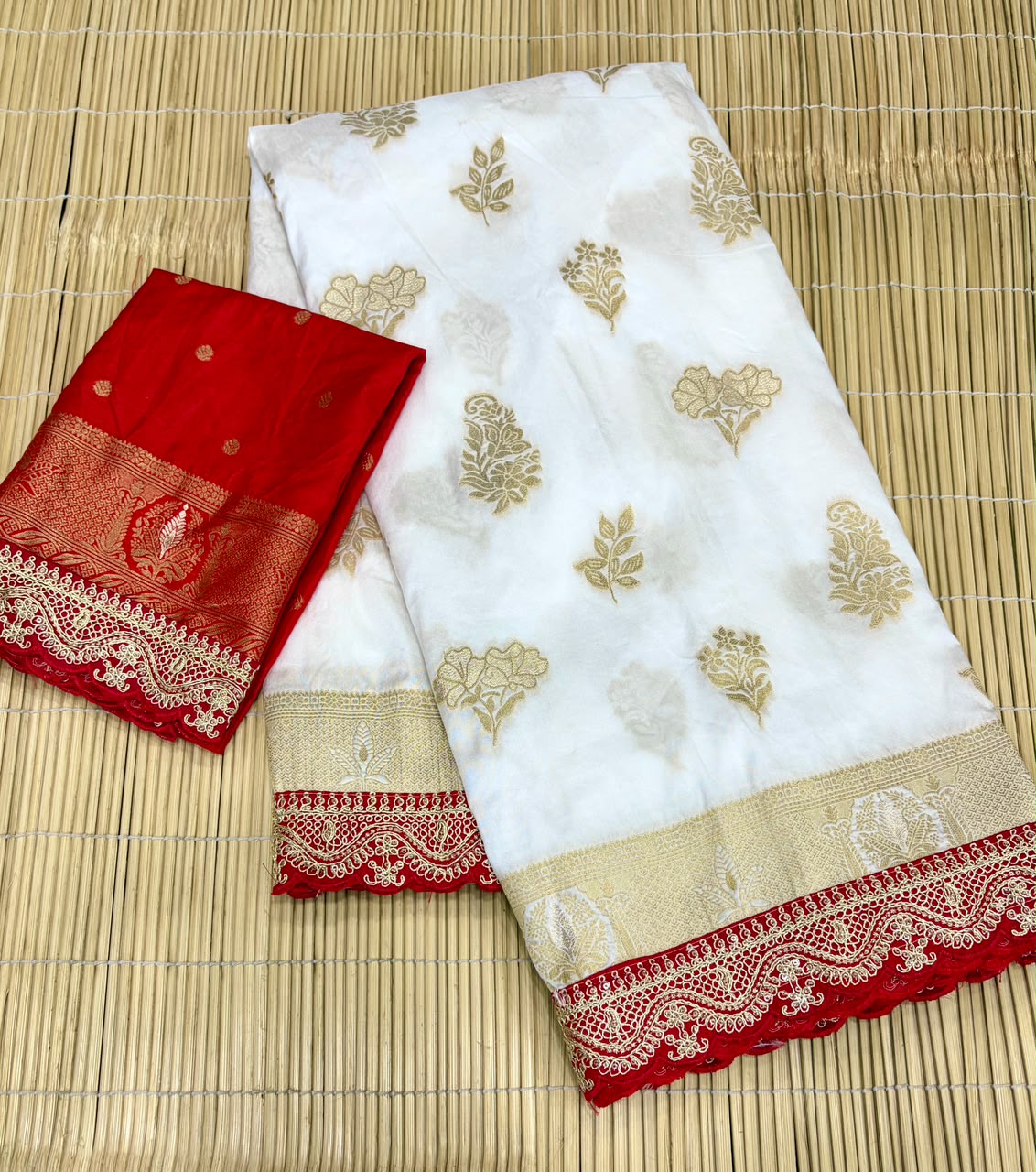 DURGA POOJA SPECIAL PURE KHADHI SAREE