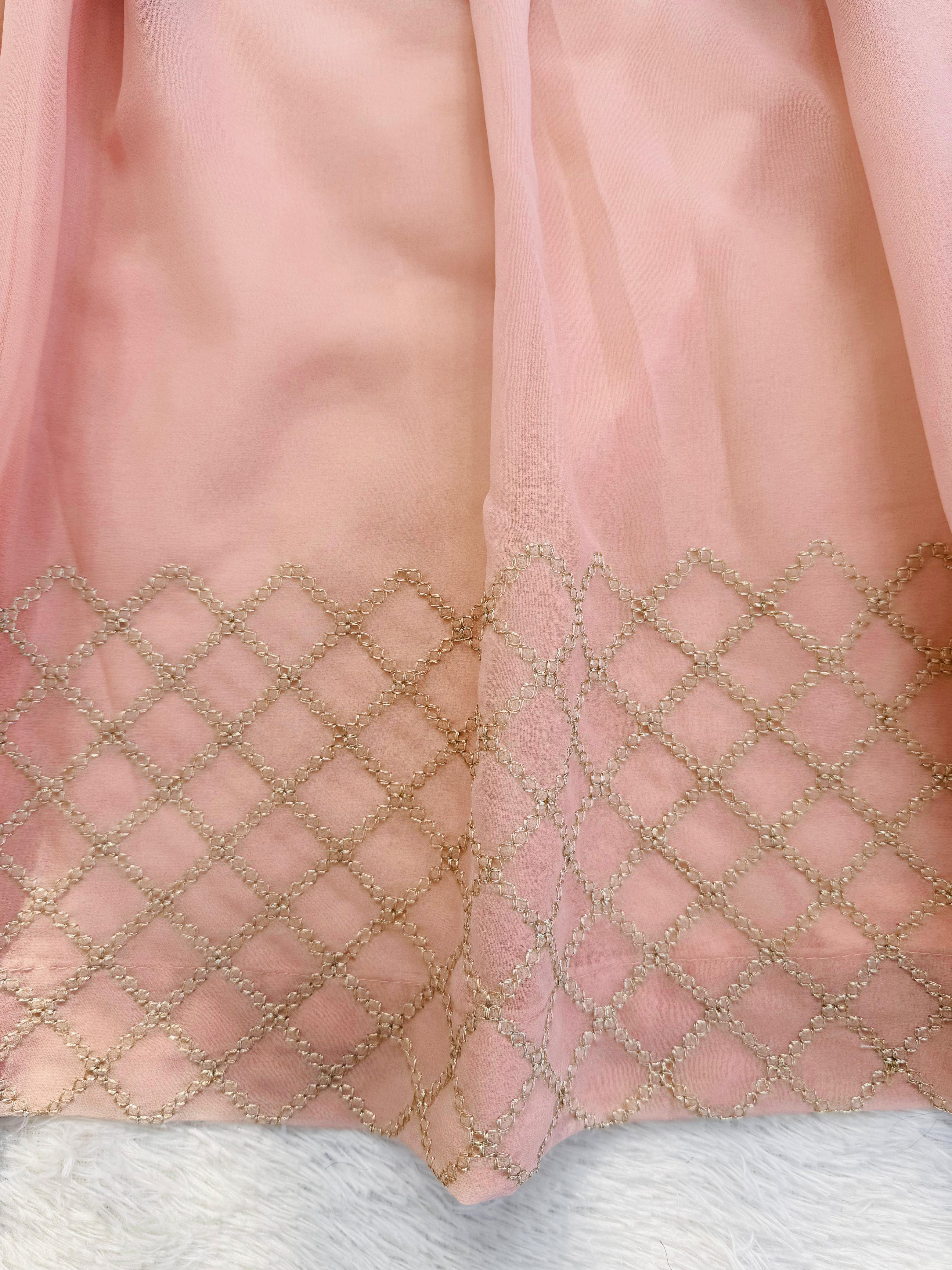 Fox Georgette Wedding Gown