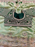 Sabyasachi Inspired Space Silk Premium Saree