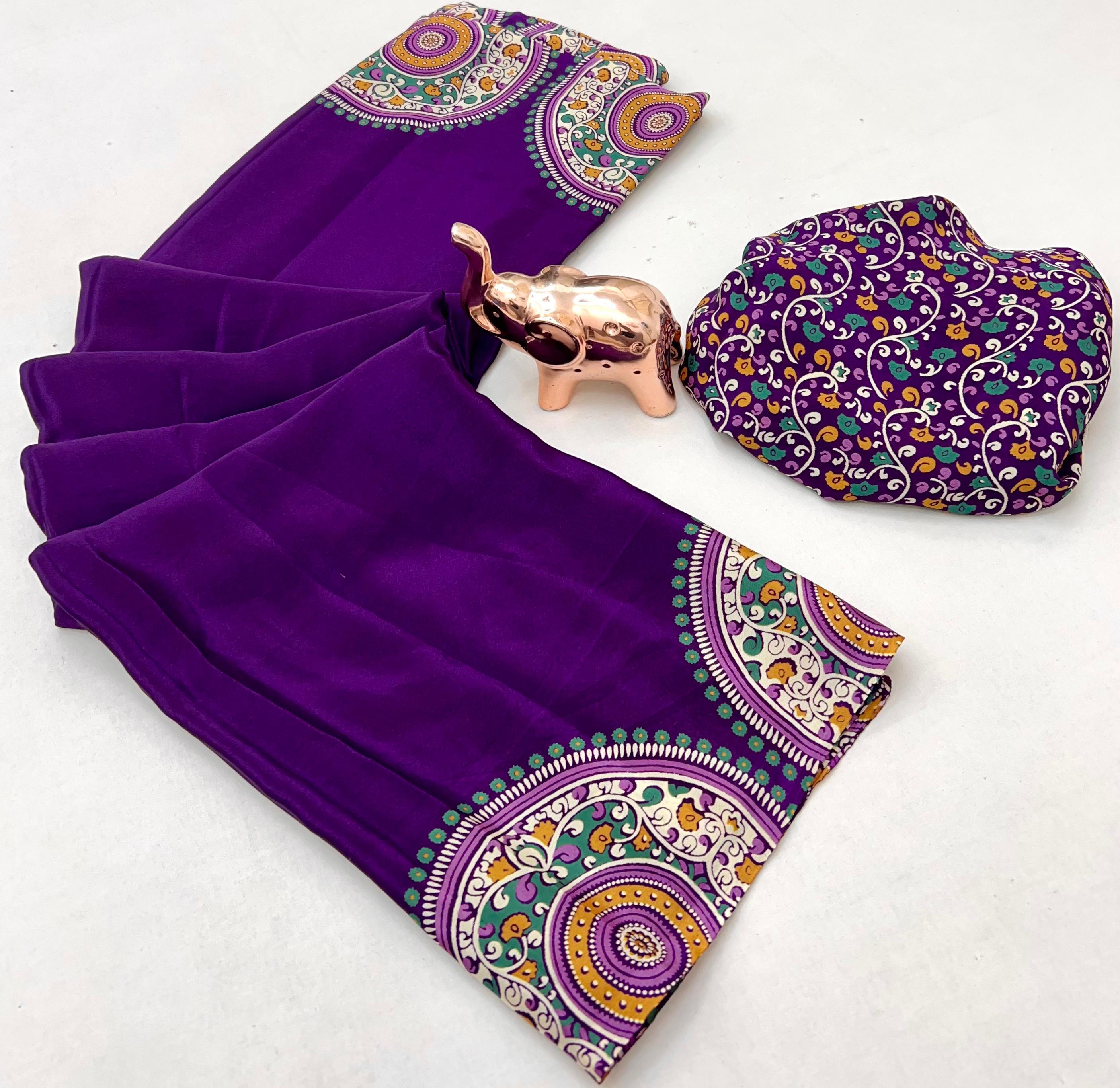 PURE SATIN SILK SAREE