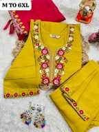 HAND WORK KURTI WITH DUPATTA