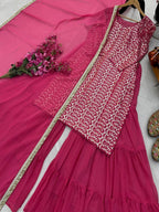 New Designer Party Top Pallazo & Dupatta Set👗