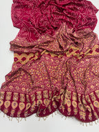 Mirror Work Treding Satin Saree