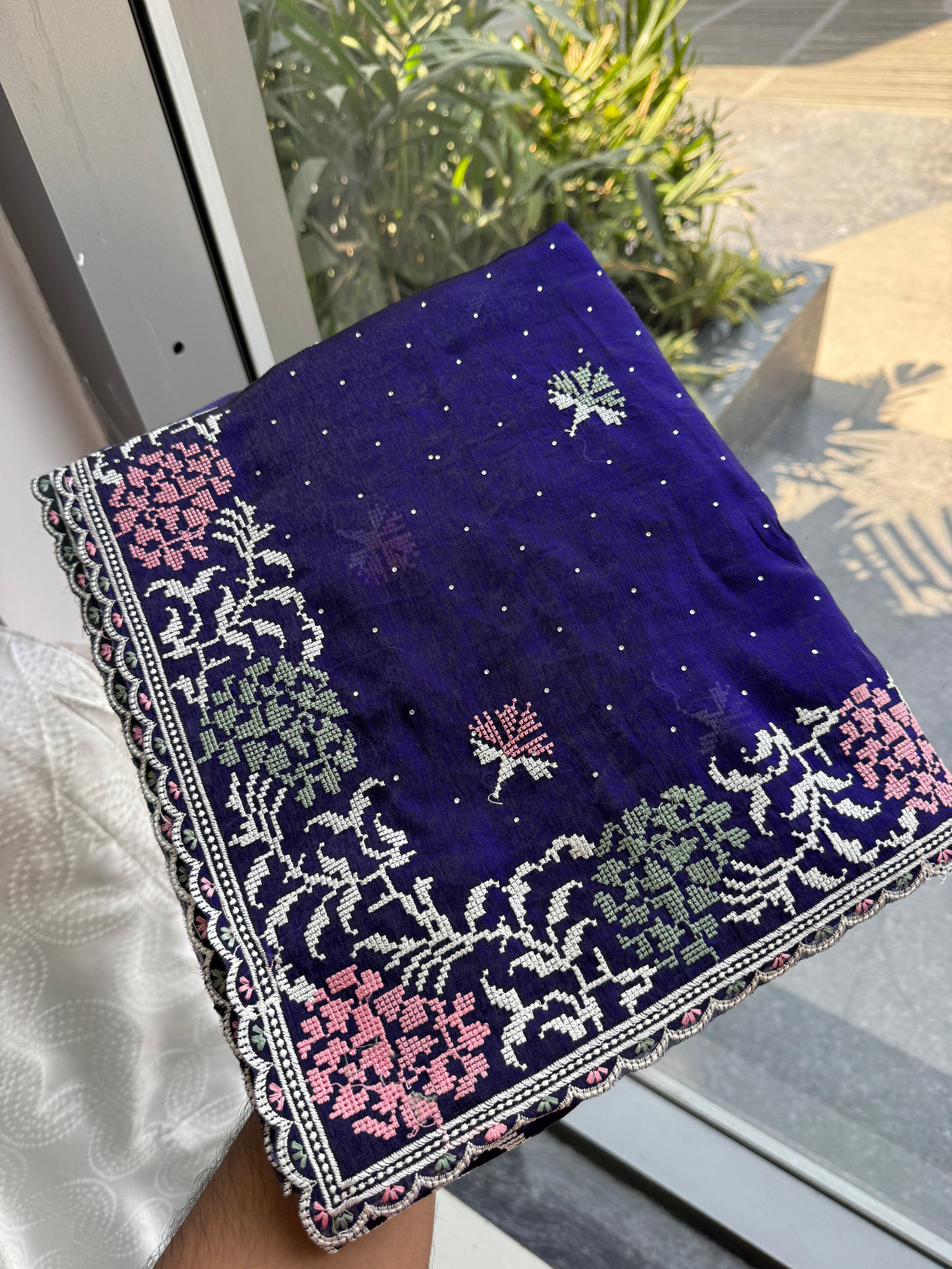 Wedding Soft Fendy Chiffon Silk Saree