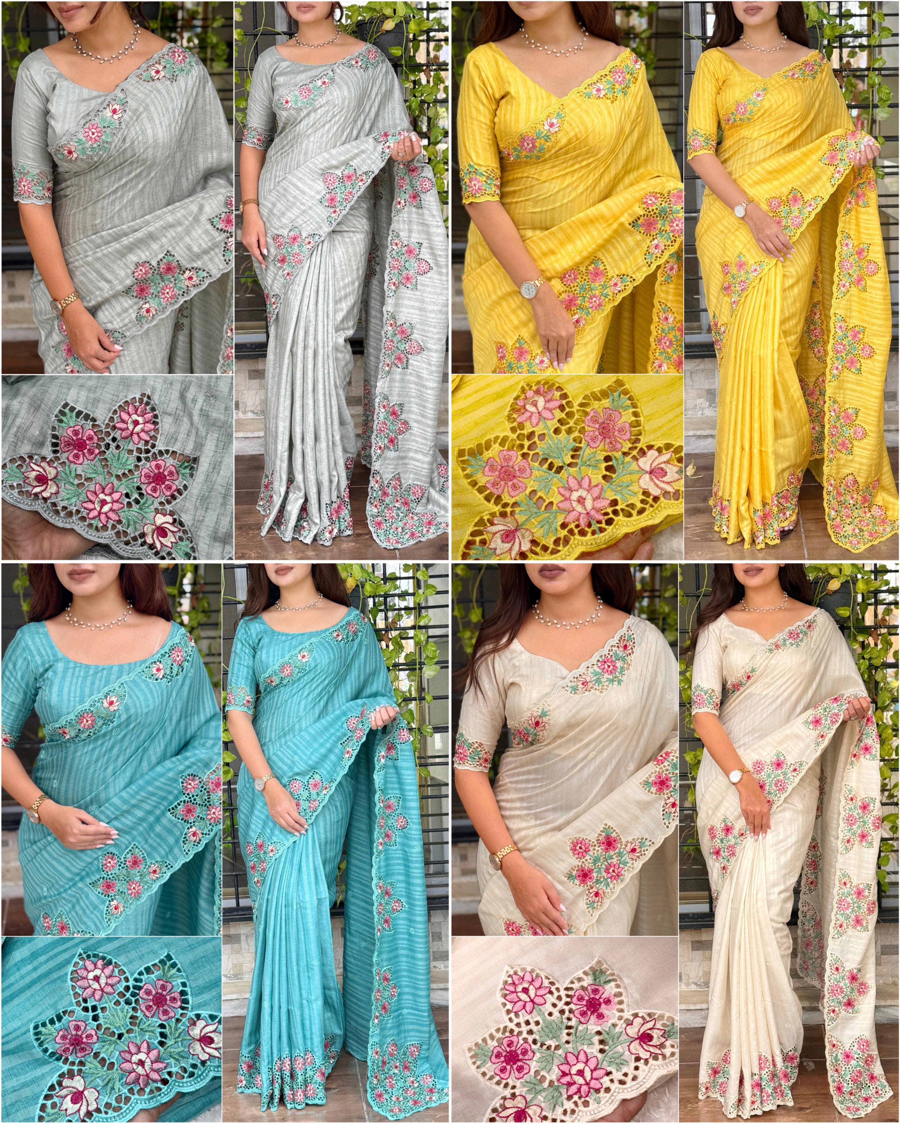 TUSSER COTTON SILK SAREE