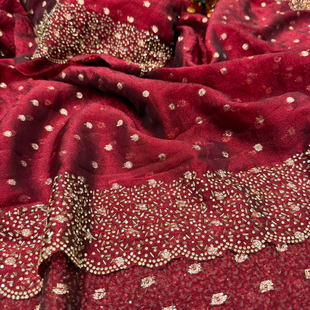 Space Silk Butti Saree