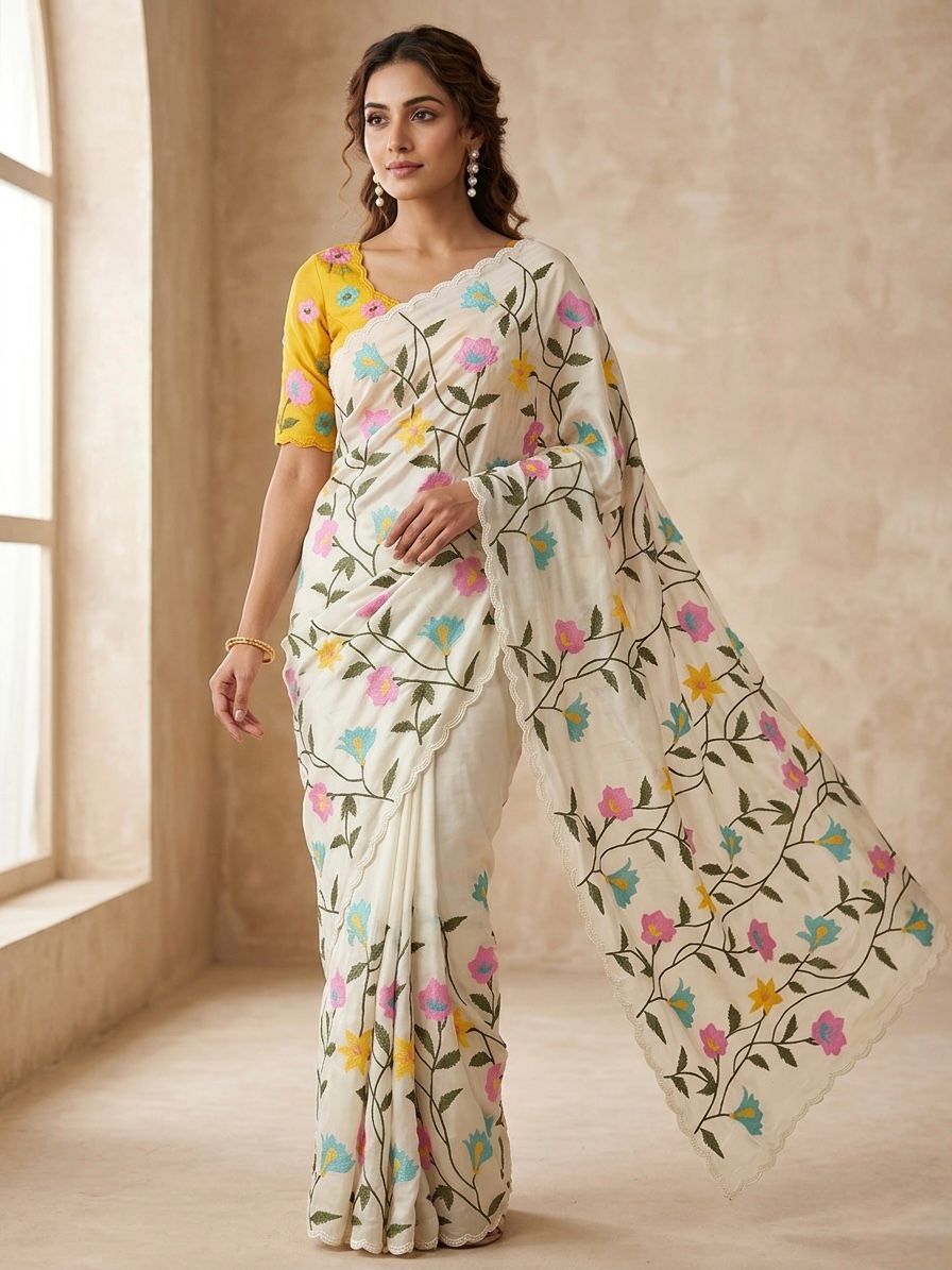 Soft Rangoli Silk Saree