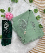 Pure soft nd elegant Shimmer silk saree
