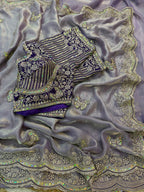 Sabyasachi Inspired Space Silk Premium Saree