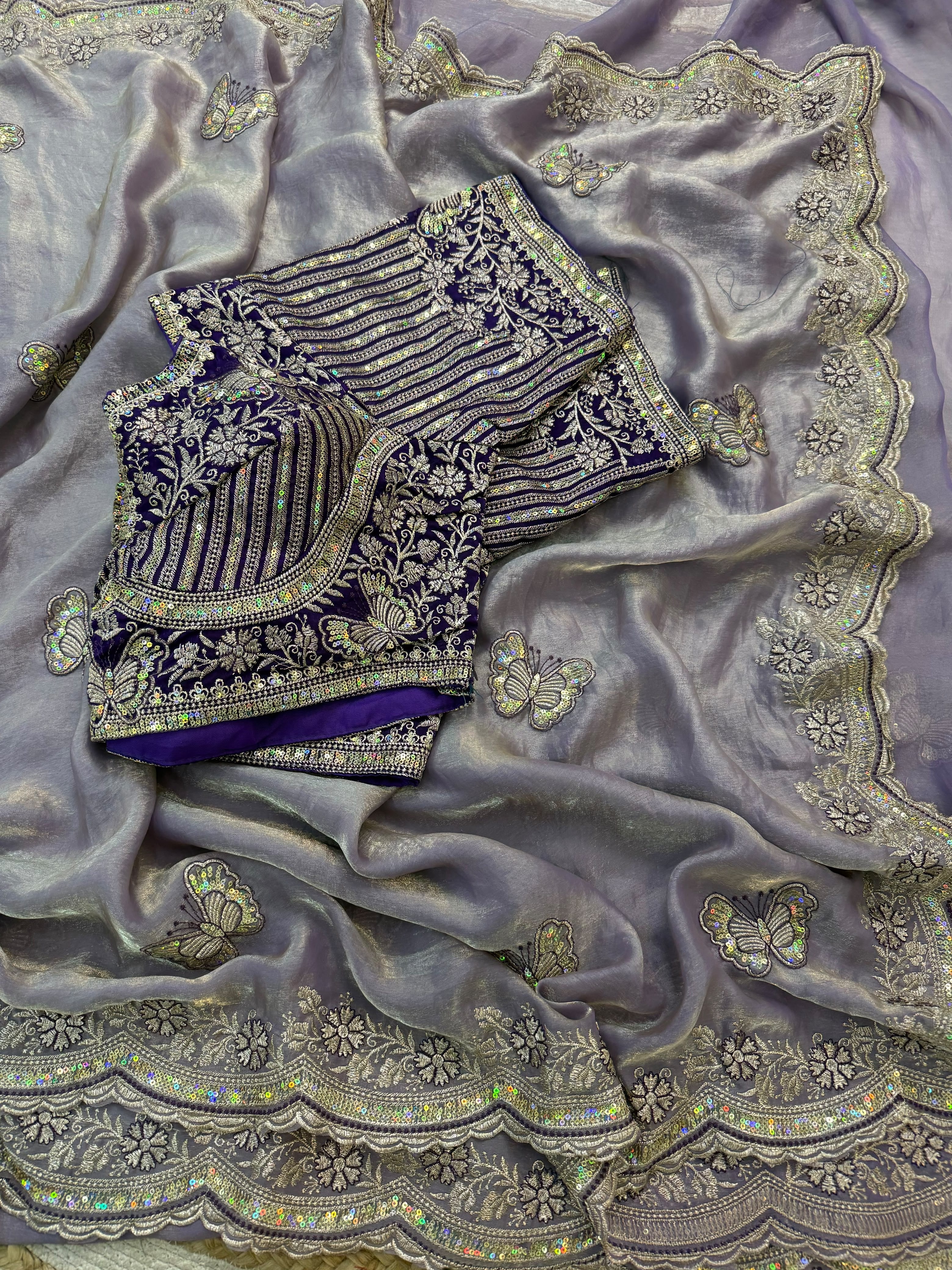 Sabyasachi Inspired Space Silk Premium Saree