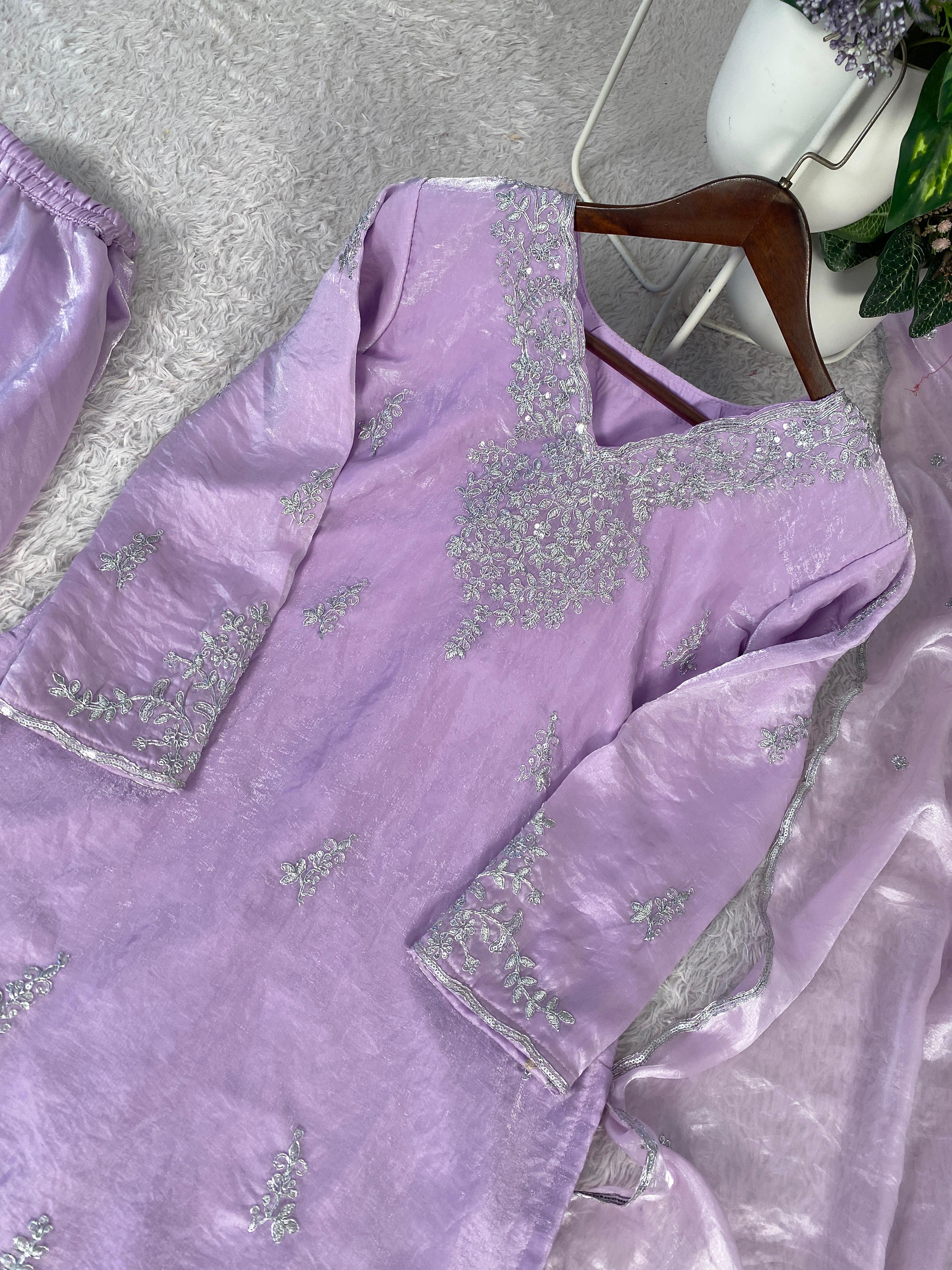 PARTY AND WEDDING PERFECT KURTI PLAZZO
