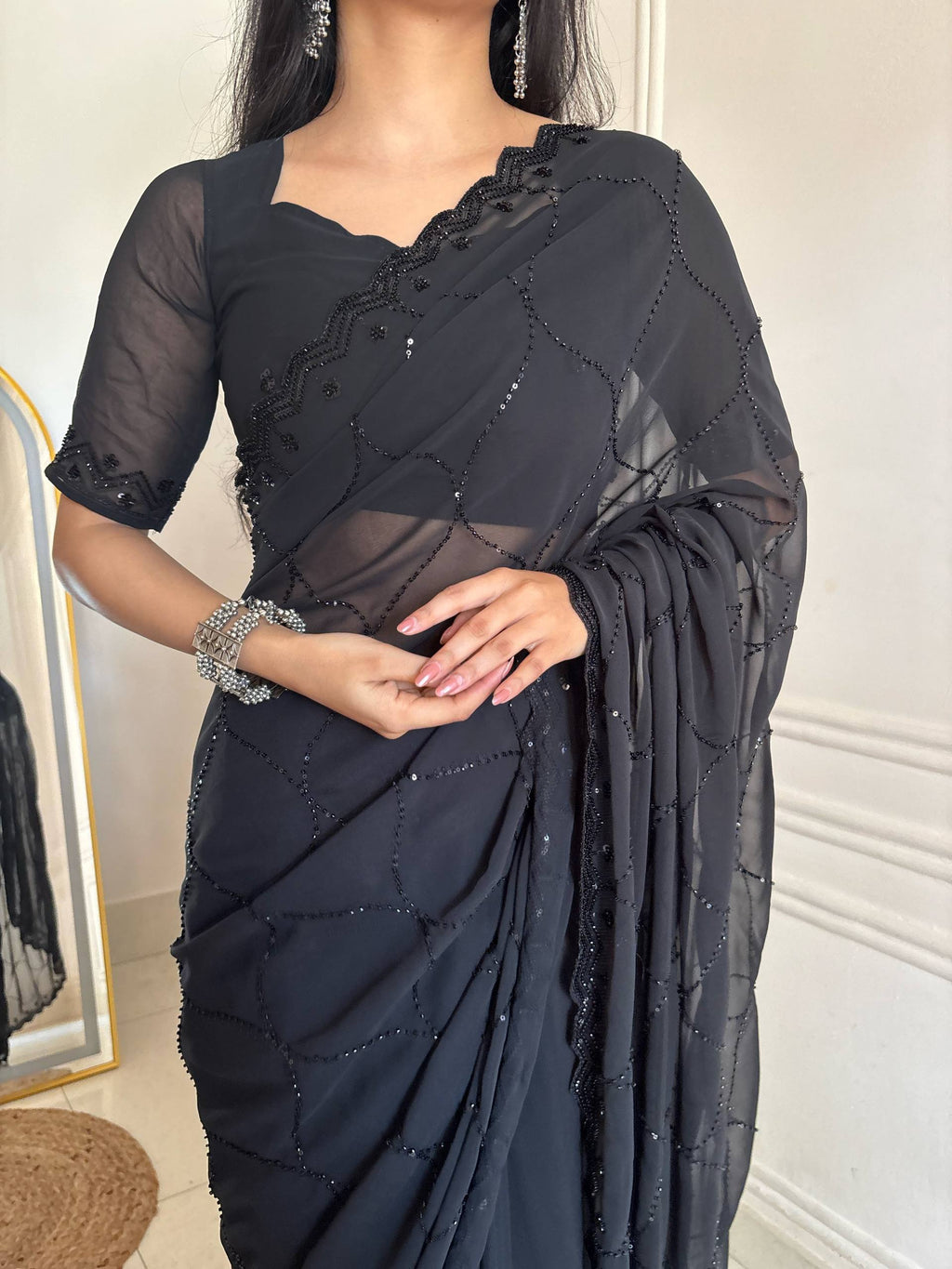 Faux Georgette Trending Saree