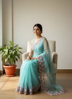 Pure Organza Silk Saree