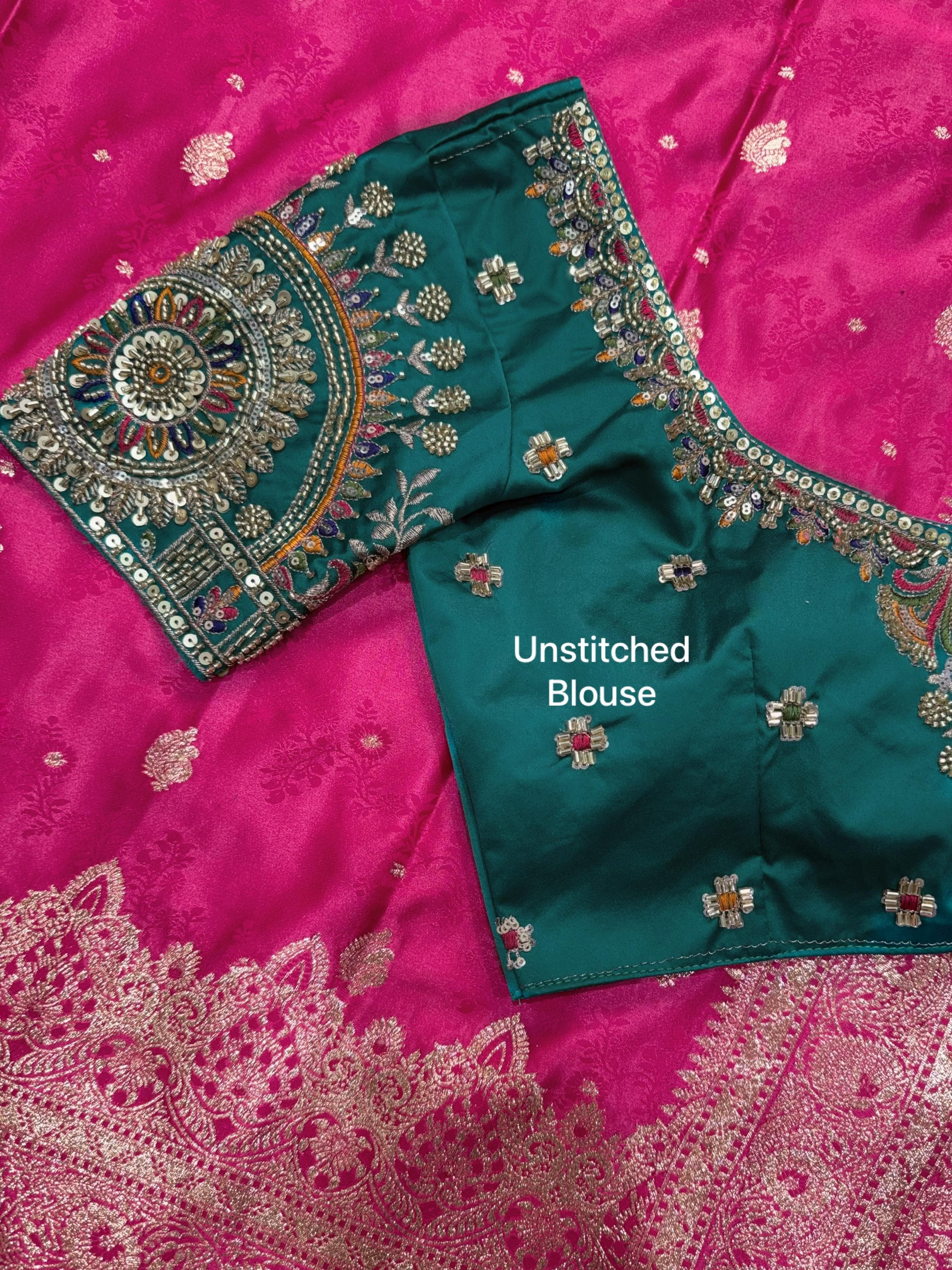 Banarasi Satin Silk Wedding Saree