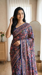 Modal Ultra Silk Creap Saree