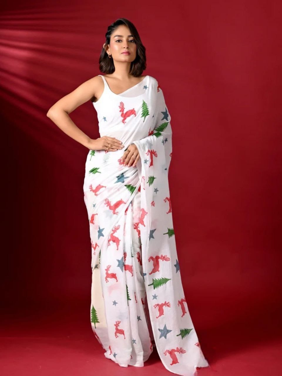 CHRISTMAS SPECIAL SAREE🎄