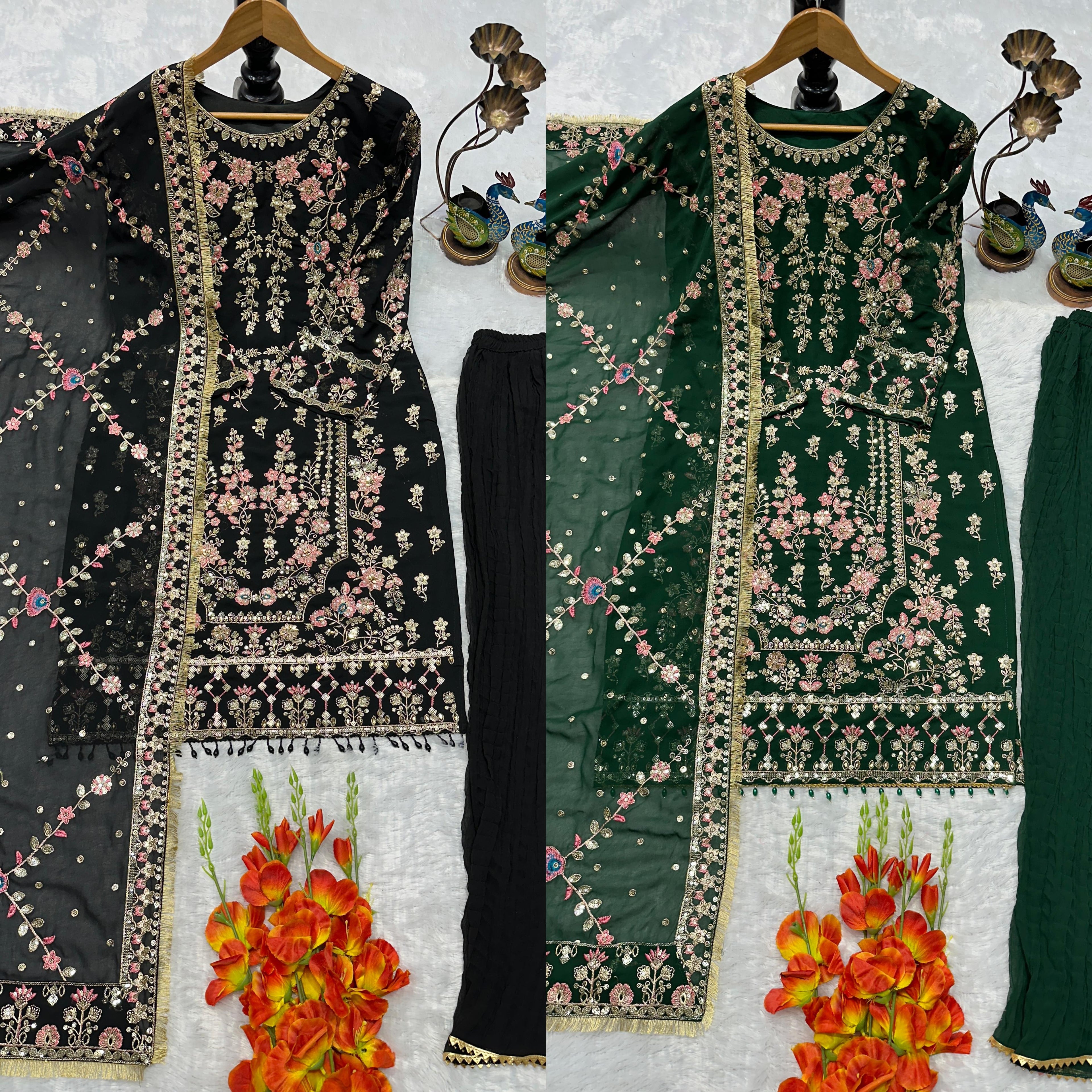 PARTY WEAR TOP AND PANT