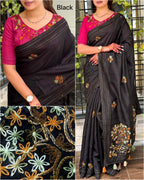 SOFT TUSSER SILK SAREE
