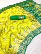 Pure paithani type Banarasi silk saree