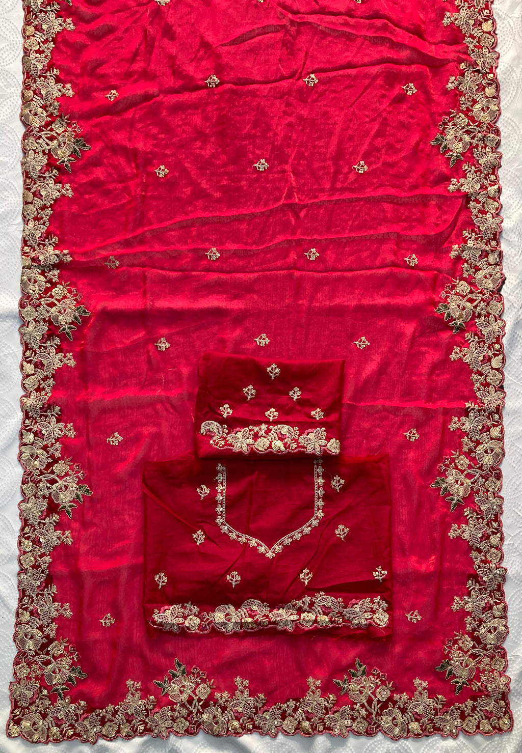 SOFT FENDY CHIFFON SAREE