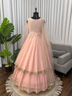 Fox Georgette Wedding Gown