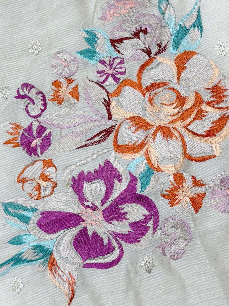 Pure Viscose Cotton Saree