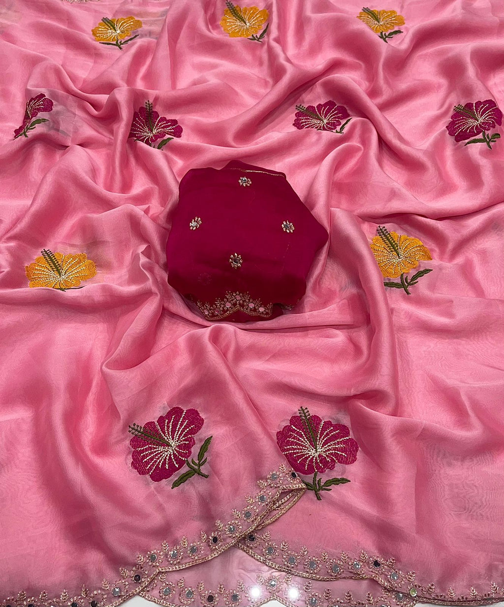 Soft Rangoli Silk Saree