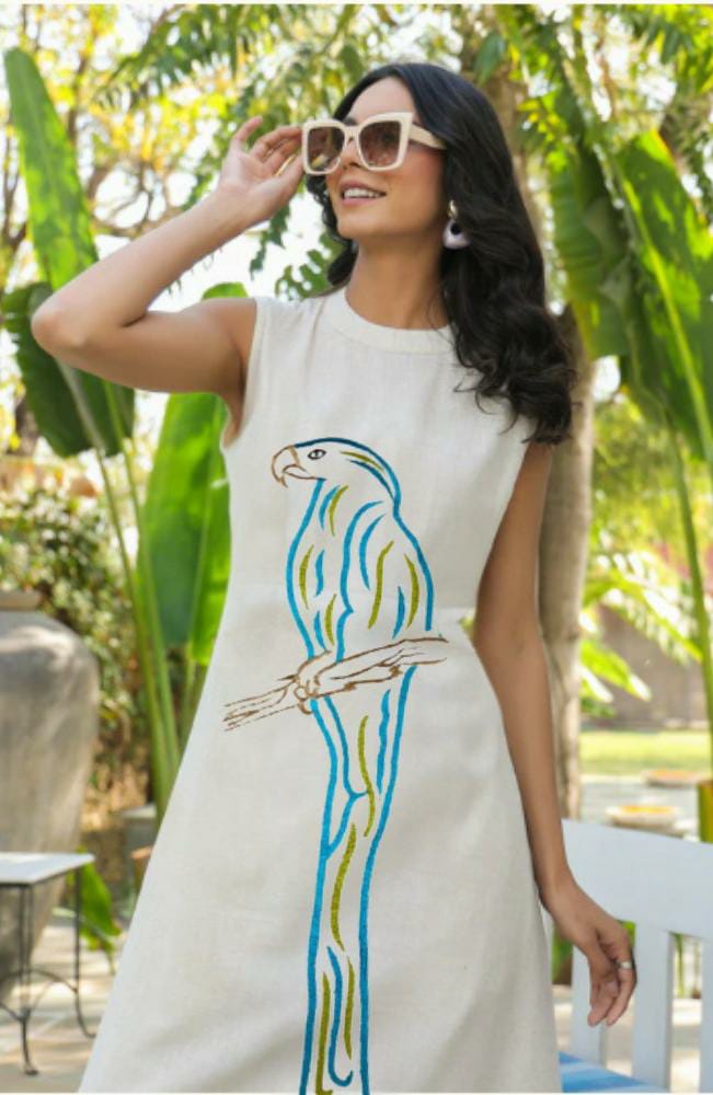 KHADHI COTTON KURTI WITH PLAZO