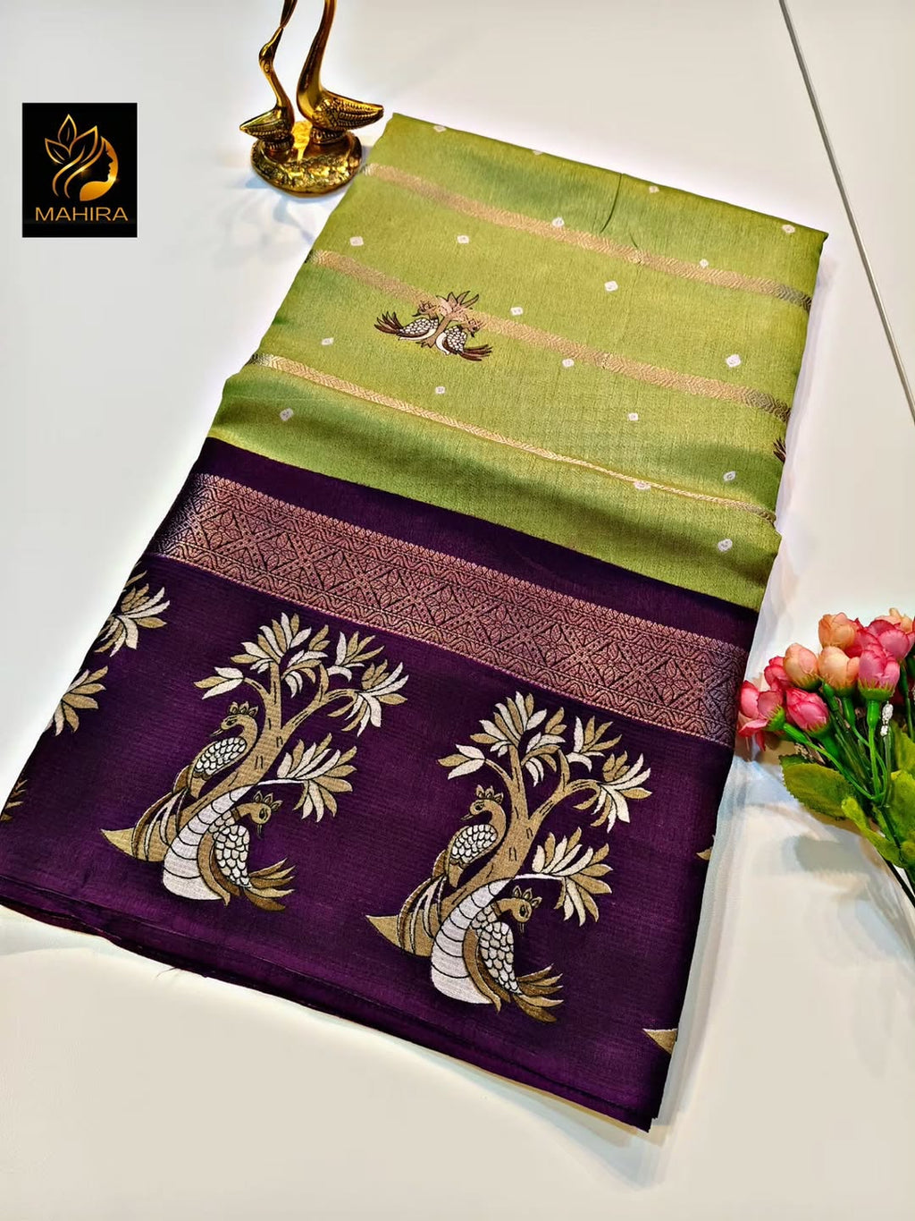Premium Semi Viscose silk Fabric Saree