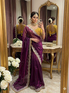 Premium space Silk Sabyasachi Inspired Saree