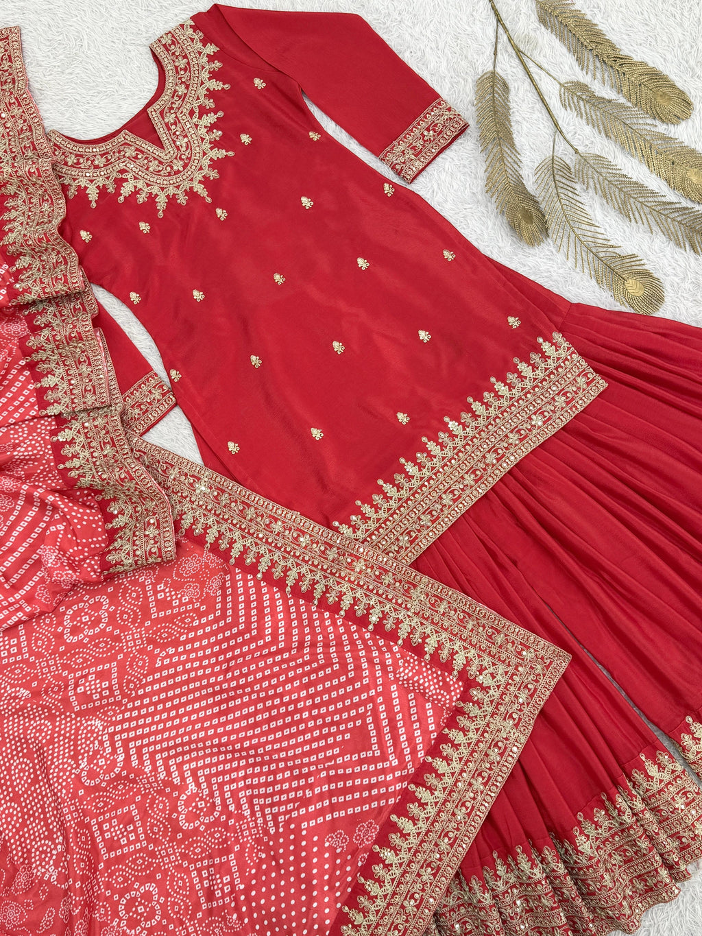 PURE CHINON SILK SUIT