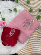 Pure soft nd elegant Shimmer silk saree