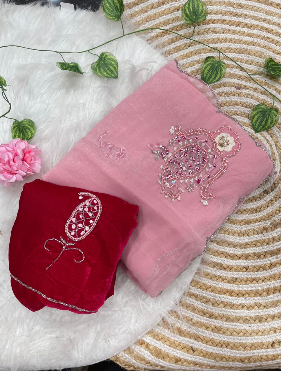 Pure soft nd elegant Shimmer silk saree