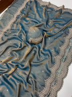 Multi Emrodairy Work Saree