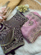 Sabyasachi Inspired Space Silk Premium Saree