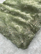 Fendy Satin Checks Saree