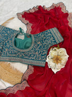 Premium space Silk Sabyasachi Inspired Saree