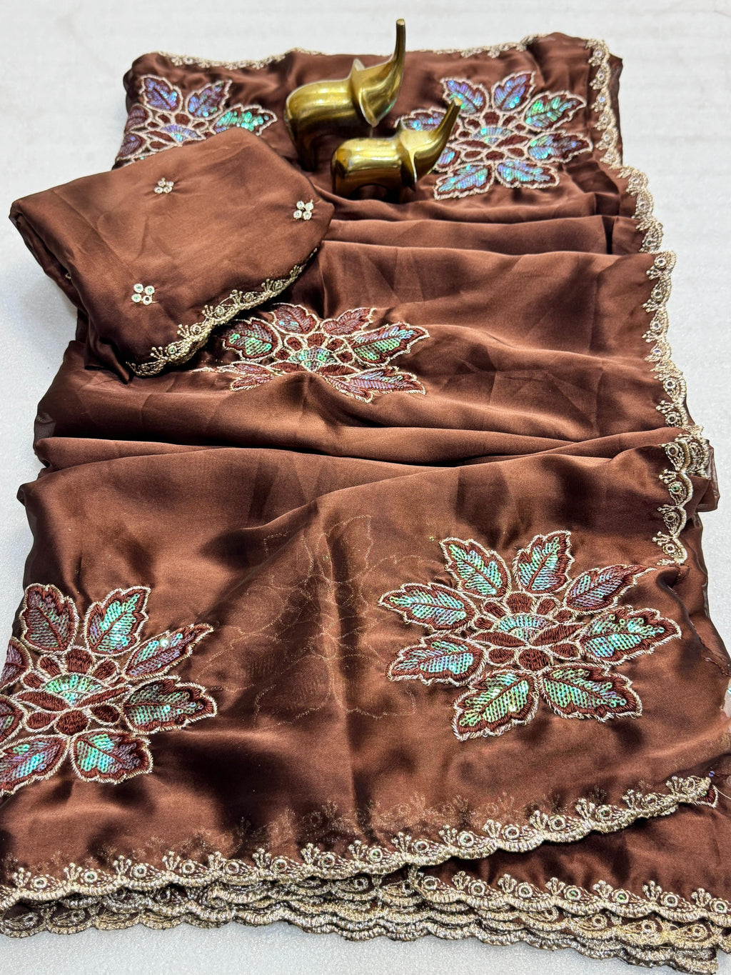 HEAVY RANGOLI SILK FABRIC SAREE