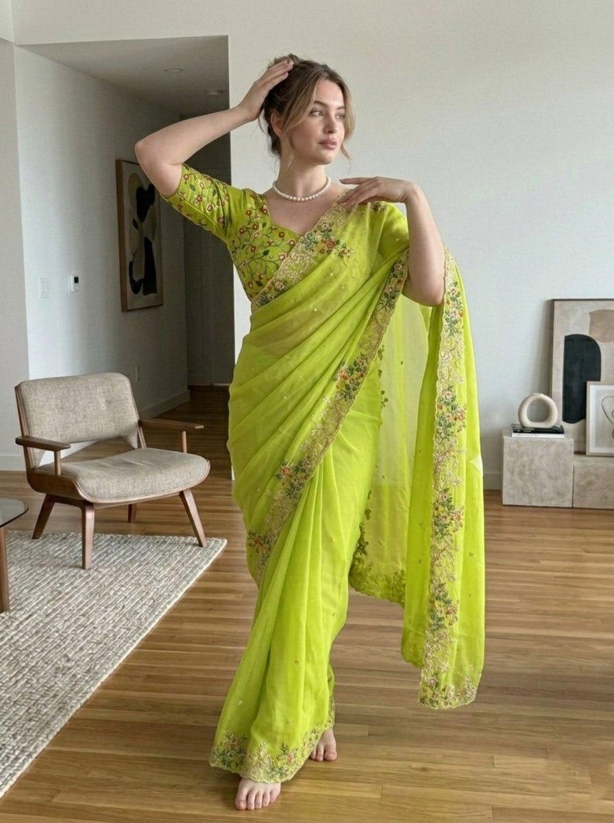 Party Wear Zimmy Chu Saree