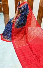 Plain Digital Print Saree