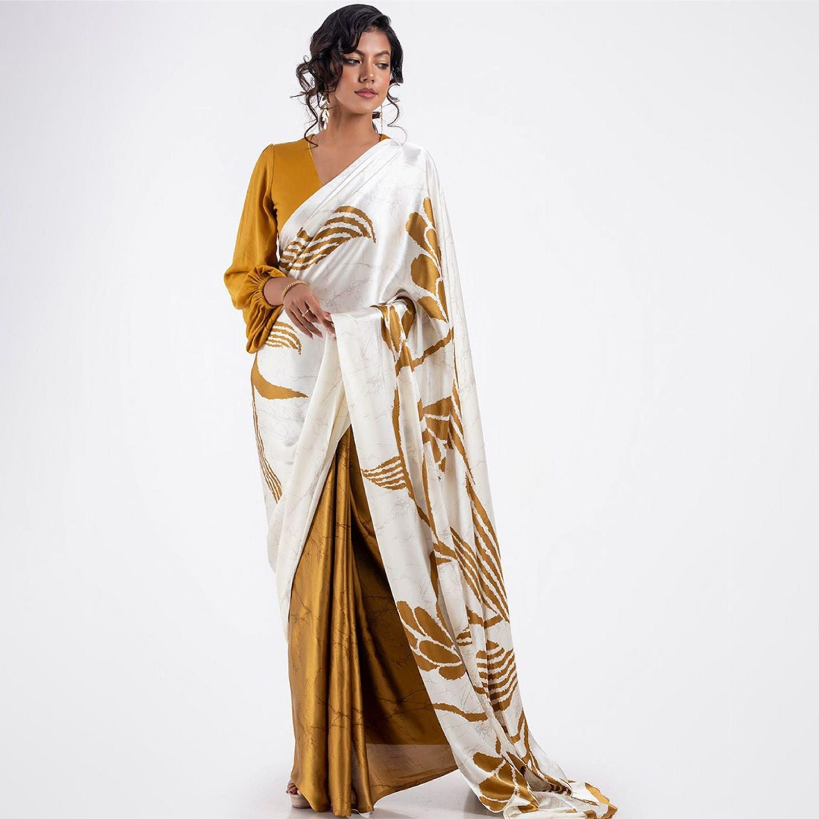 Digital print saree