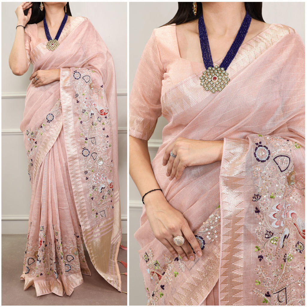 Zari Kota Tissue Saree