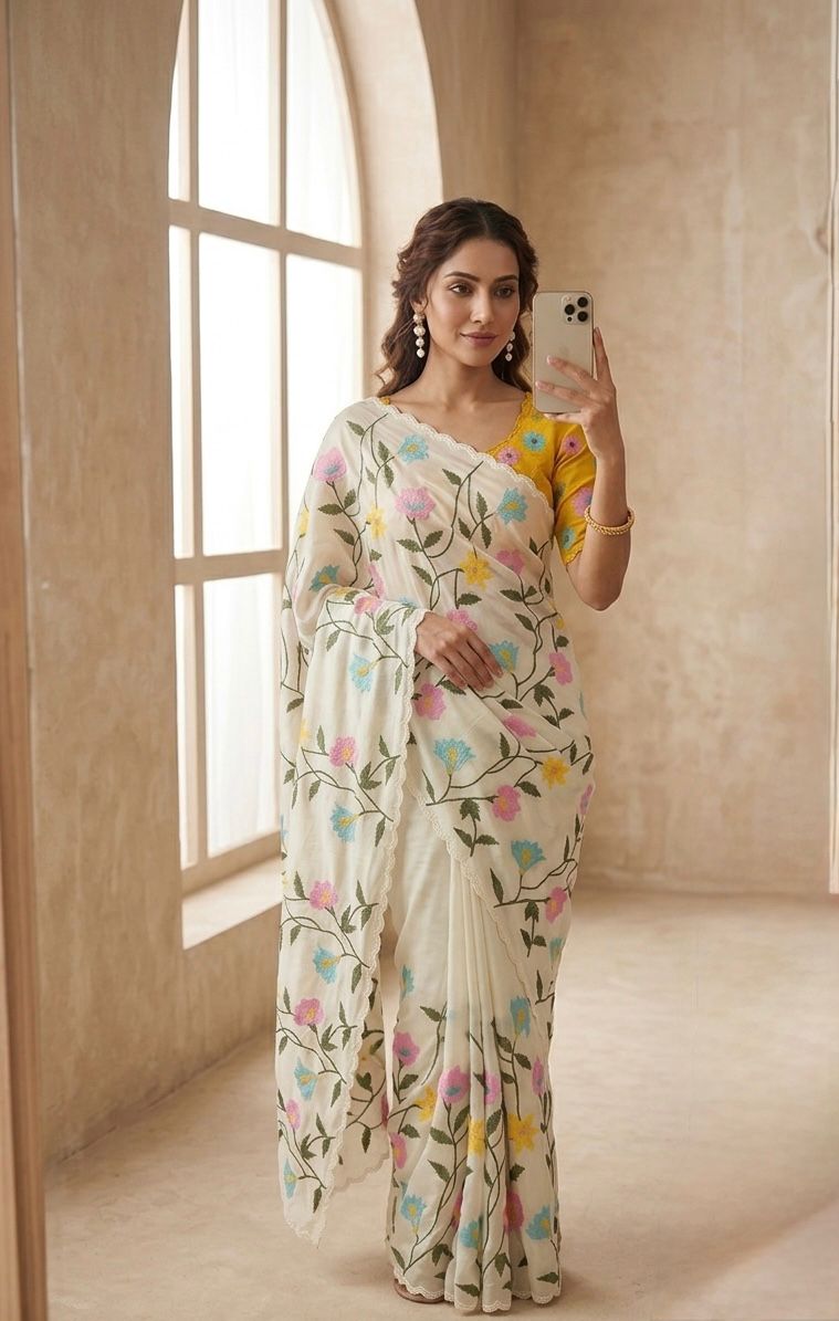 Soft Rangoli Silk Saree