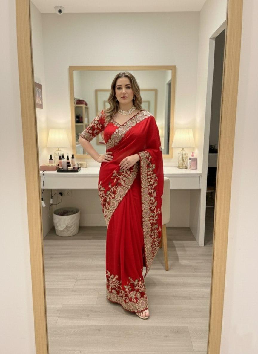Soft Rangoli Silk Premium Saree